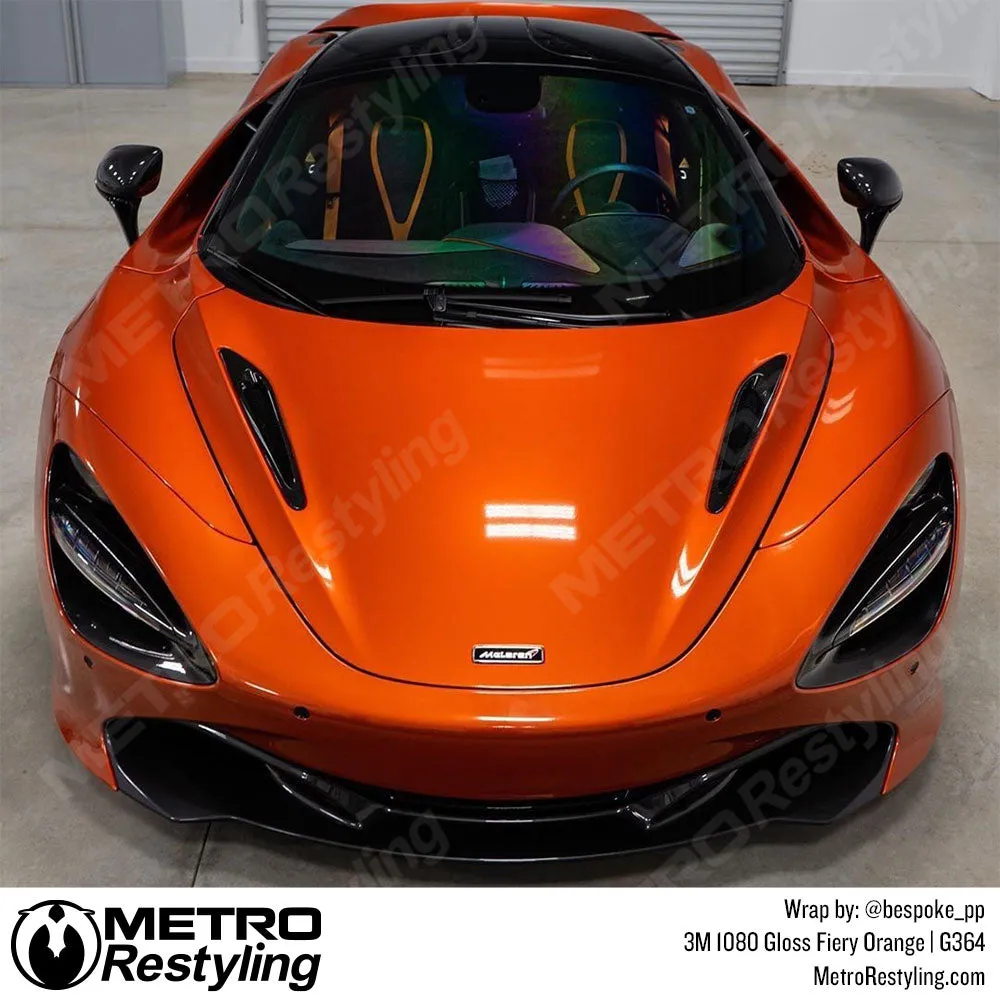 3M 1080 Gloss Fiery Orange Vinyl Wrap | G364