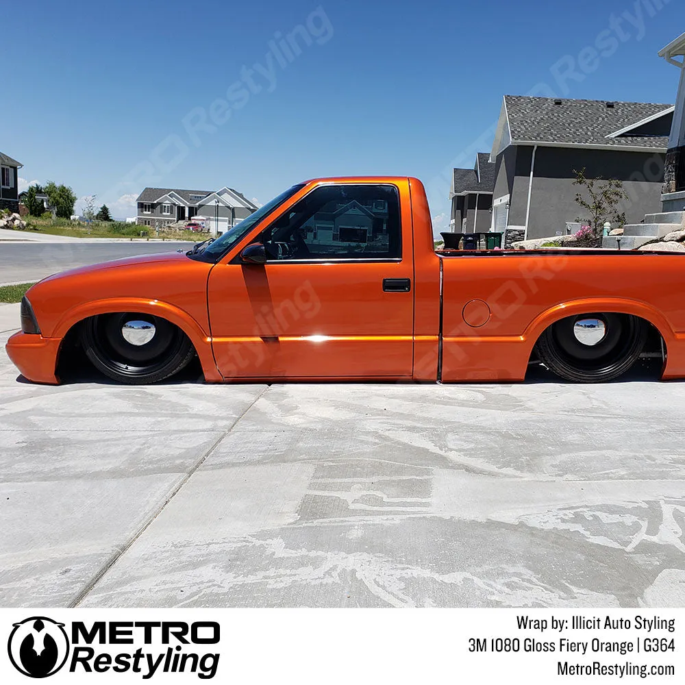 3M 1080 Gloss Fiery Orange Vinyl Wrap | G364