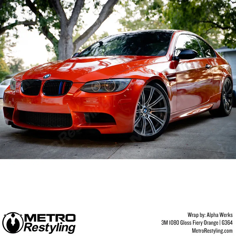 3M 1080 Gloss Fiery Orange Vinyl Wrap | G364
