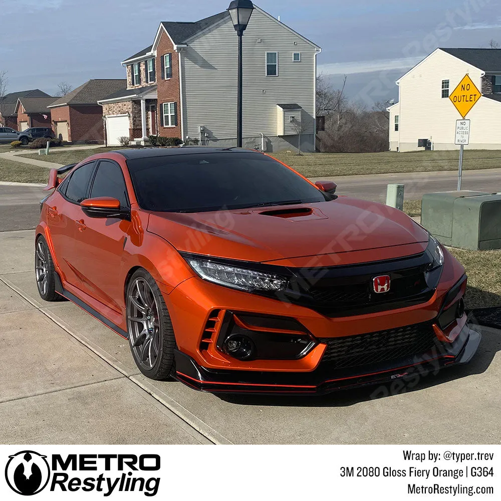 3M 1080 Gloss Fiery Orange Vinyl Wrap | G364