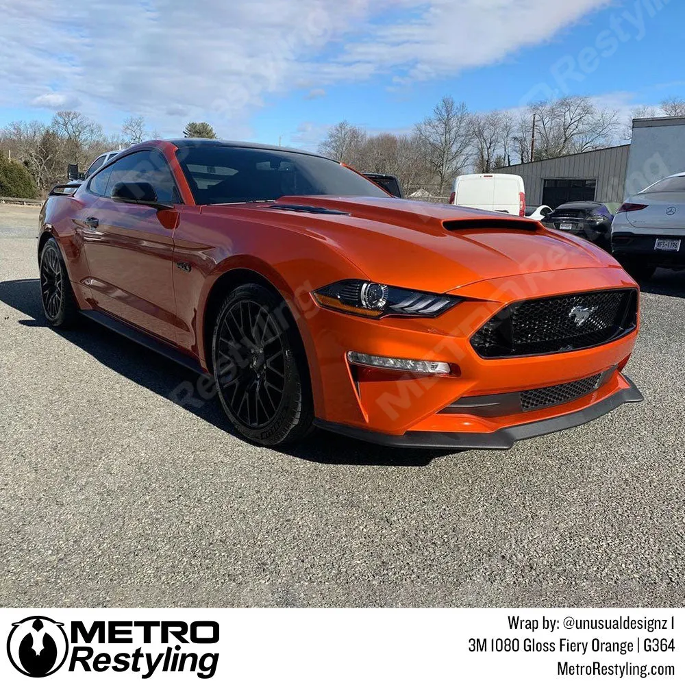 3M 1080 Gloss Fiery Orange Vinyl Wrap | G364