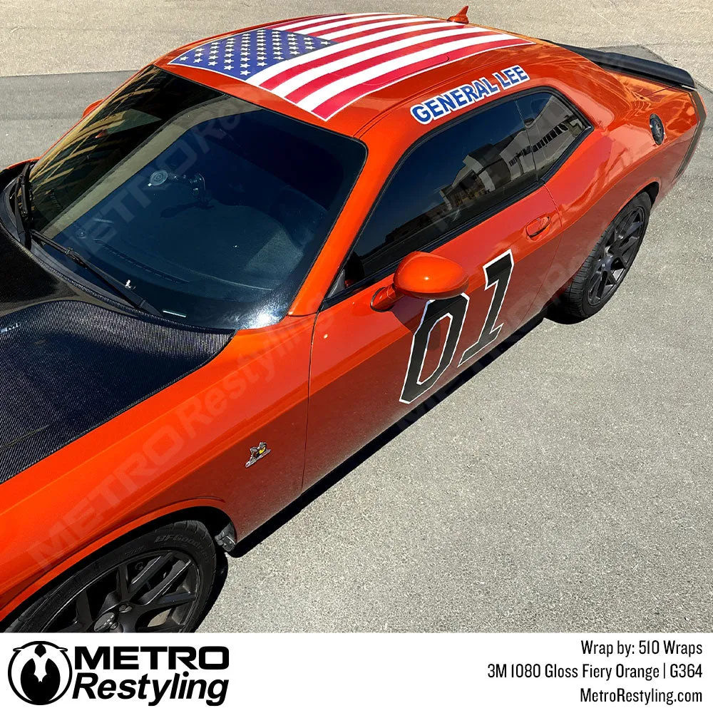 3M 1080 Gloss Fiery Orange Vinyl Wrap | G364