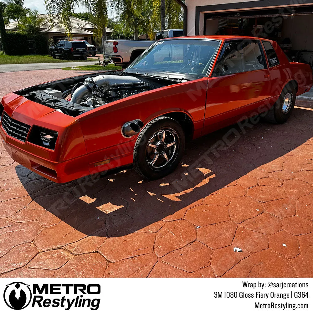 3M 1080 Gloss Fiery Orange Vinyl Wrap | G364