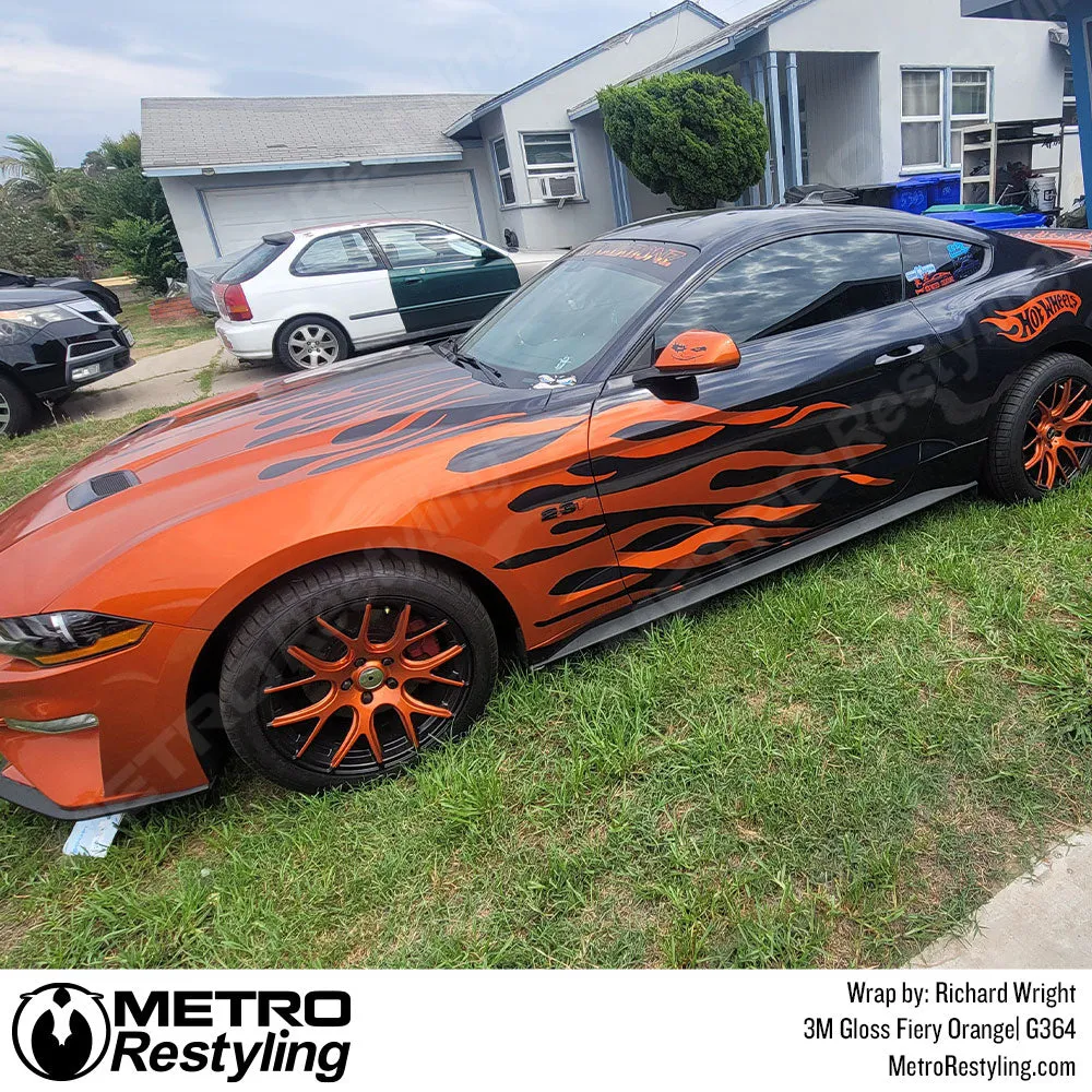 3M 1080 Gloss Fiery Orange Vinyl Wrap | G364