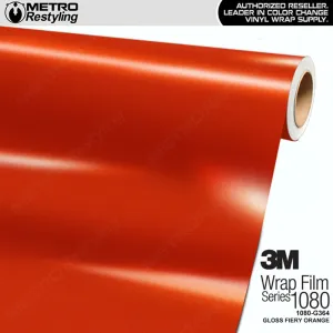3M 1080 Gloss Fiery Orange Vinyl Wrap | G364