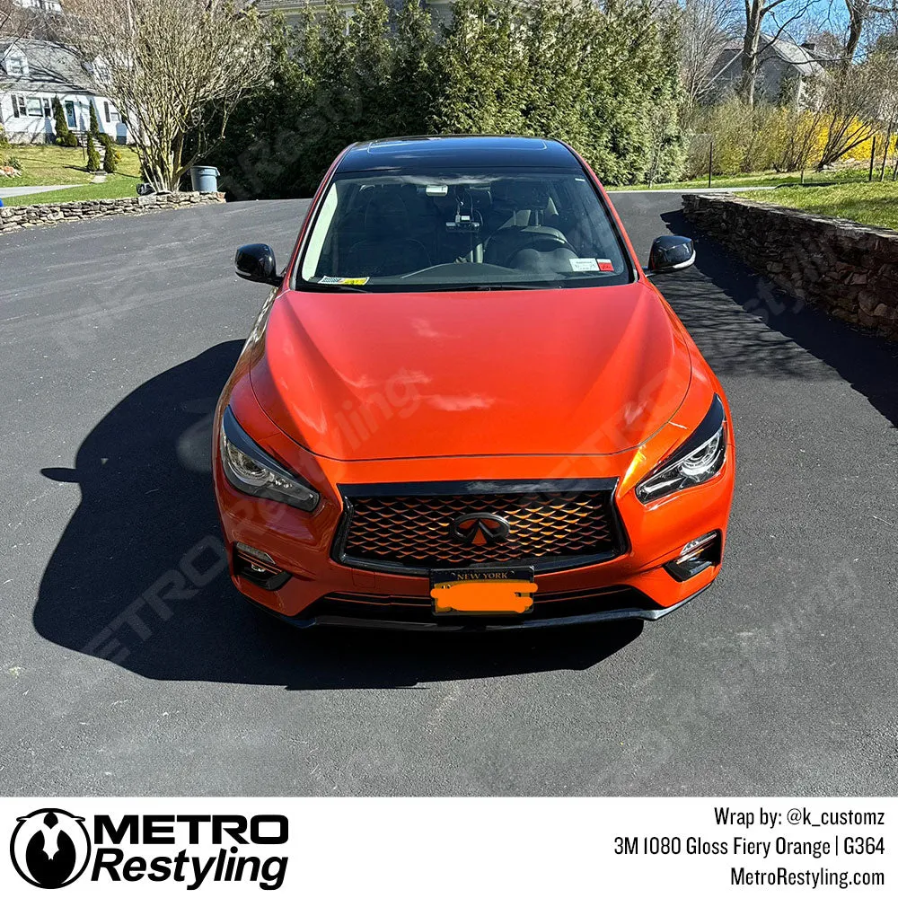 3M 1080 Gloss Fiery Orange Vinyl Wrap | G364