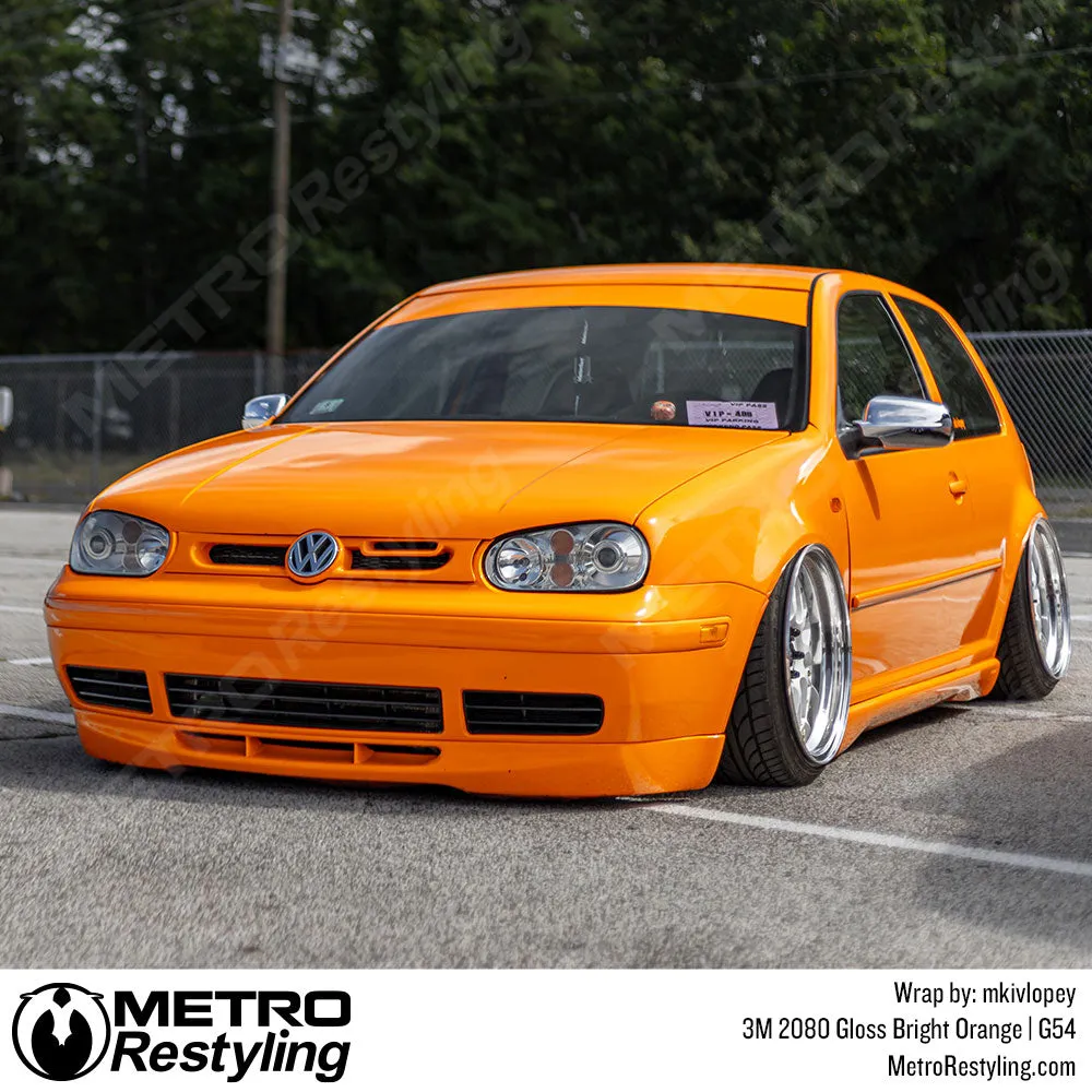 3M 2080 Gloss Bright Orange Vinyl Wrap | G54