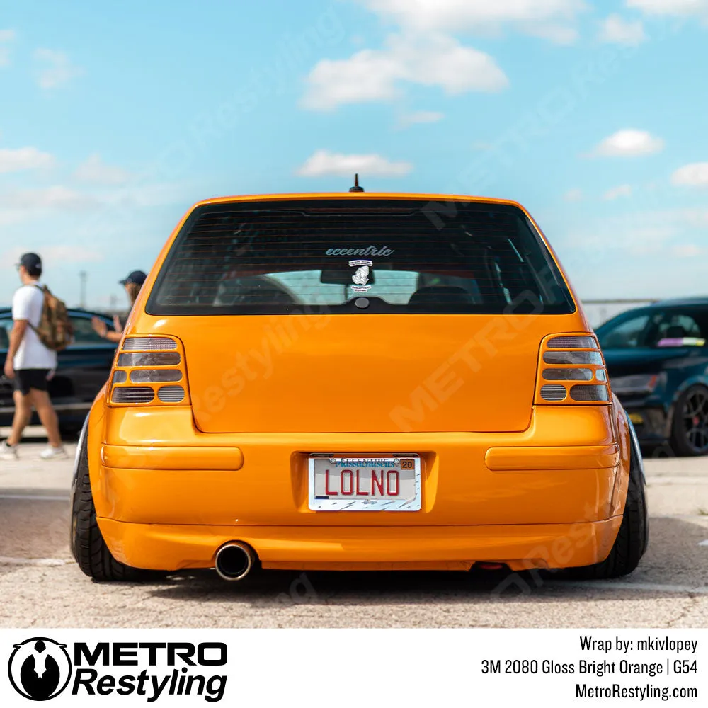 3M 2080 Gloss Bright Orange Vinyl Wrap | G54