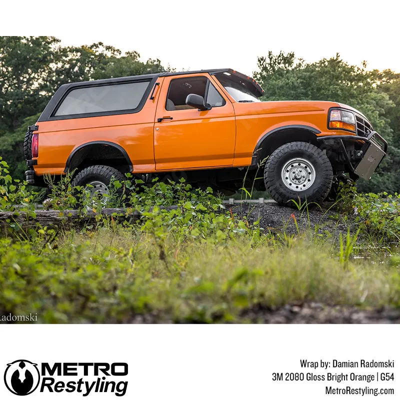 3M 2080 Gloss Bright Orange Vinyl Wrap | G54