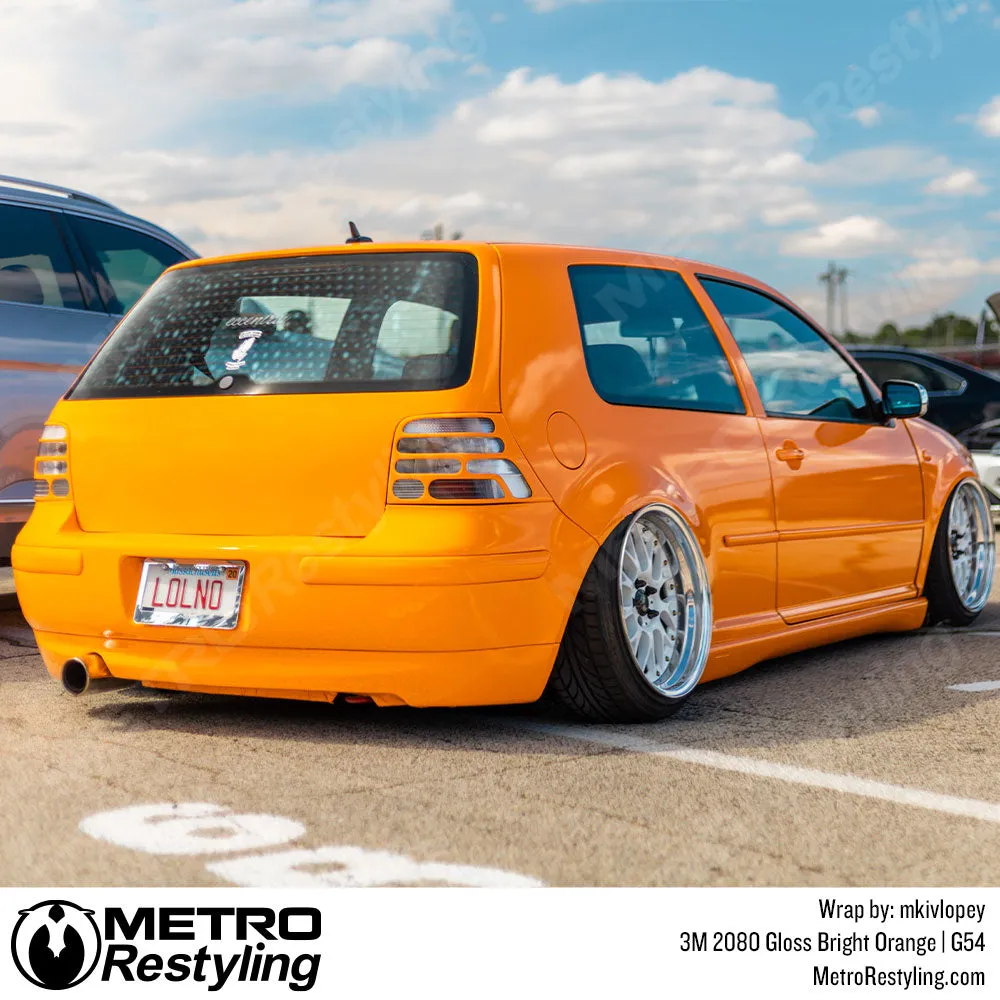 3M 2080 Gloss Bright Orange Vinyl Wrap | G54