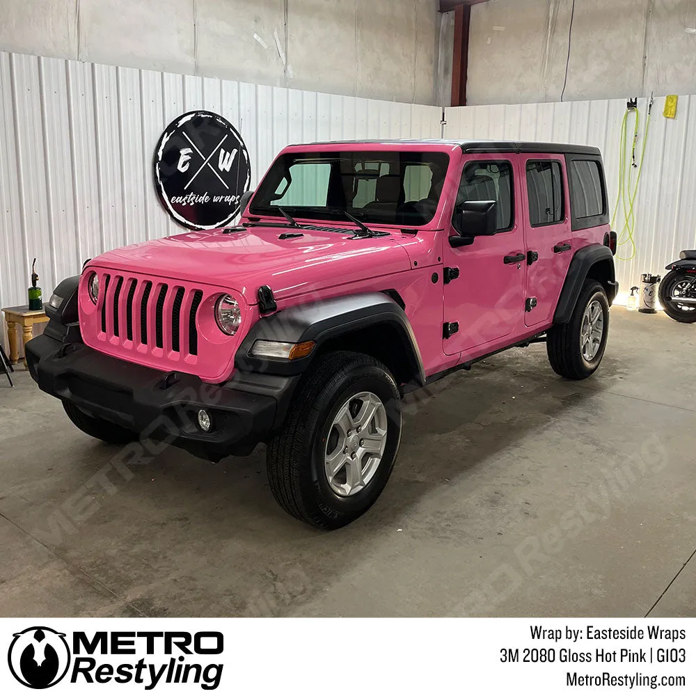 3M 2080 Gloss Hot Pink Vinyl Wrap | G103