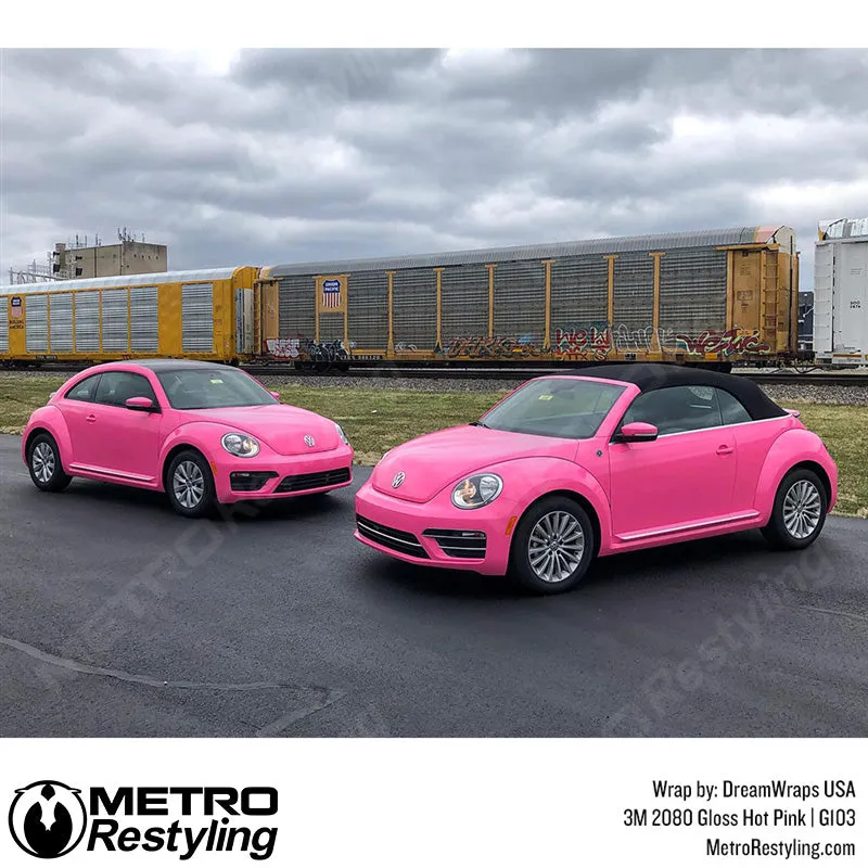 3M 2080 Gloss Hot Pink Vinyl Wrap | G103