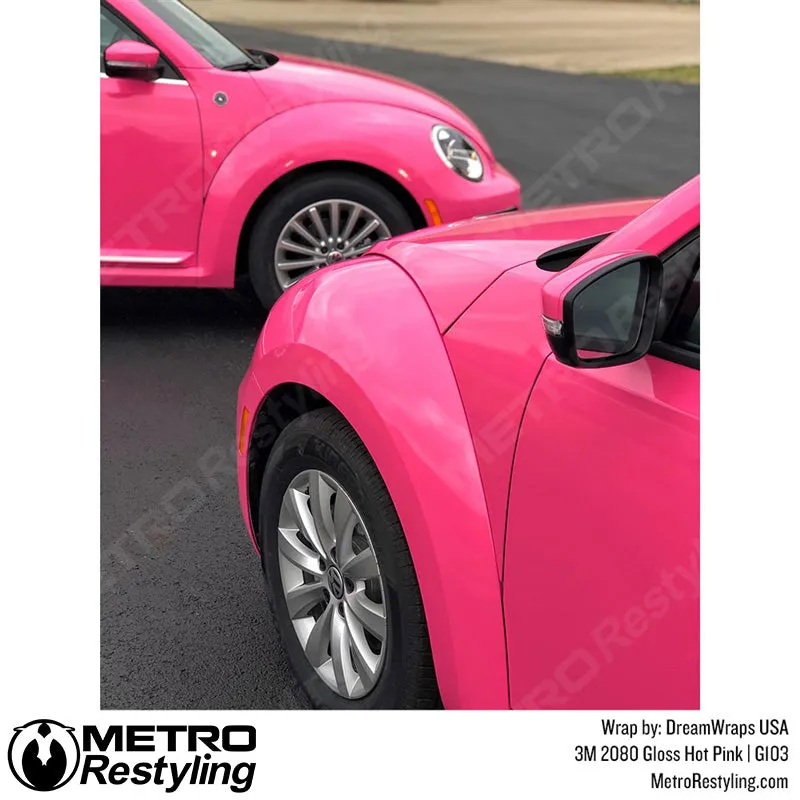 3M 2080 Gloss Hot Pink Vinyl Wrap | G103