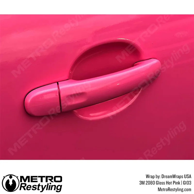 3M 2080 Gloss Hot Pink Vinyl Wrap | G103