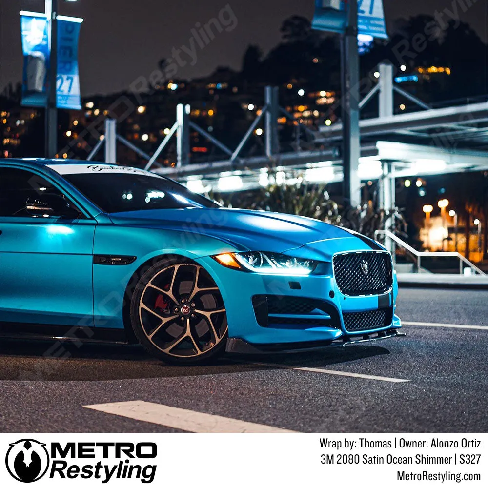 3M 2080 Satin Ocean Shimmer Vinyl Wrap | S327