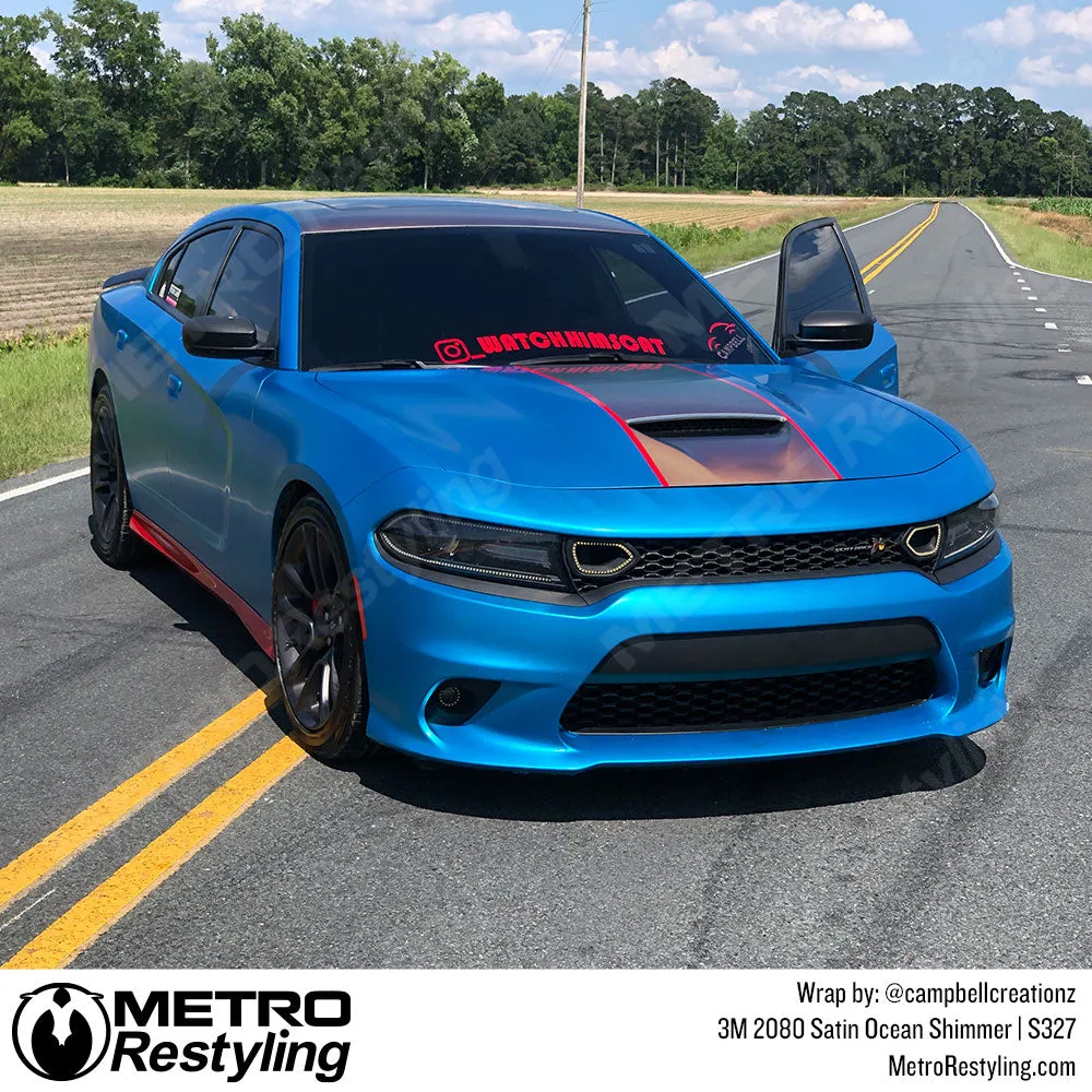 3M 2080 Satin Ocean Shimmer Vinyl Wrap | S327