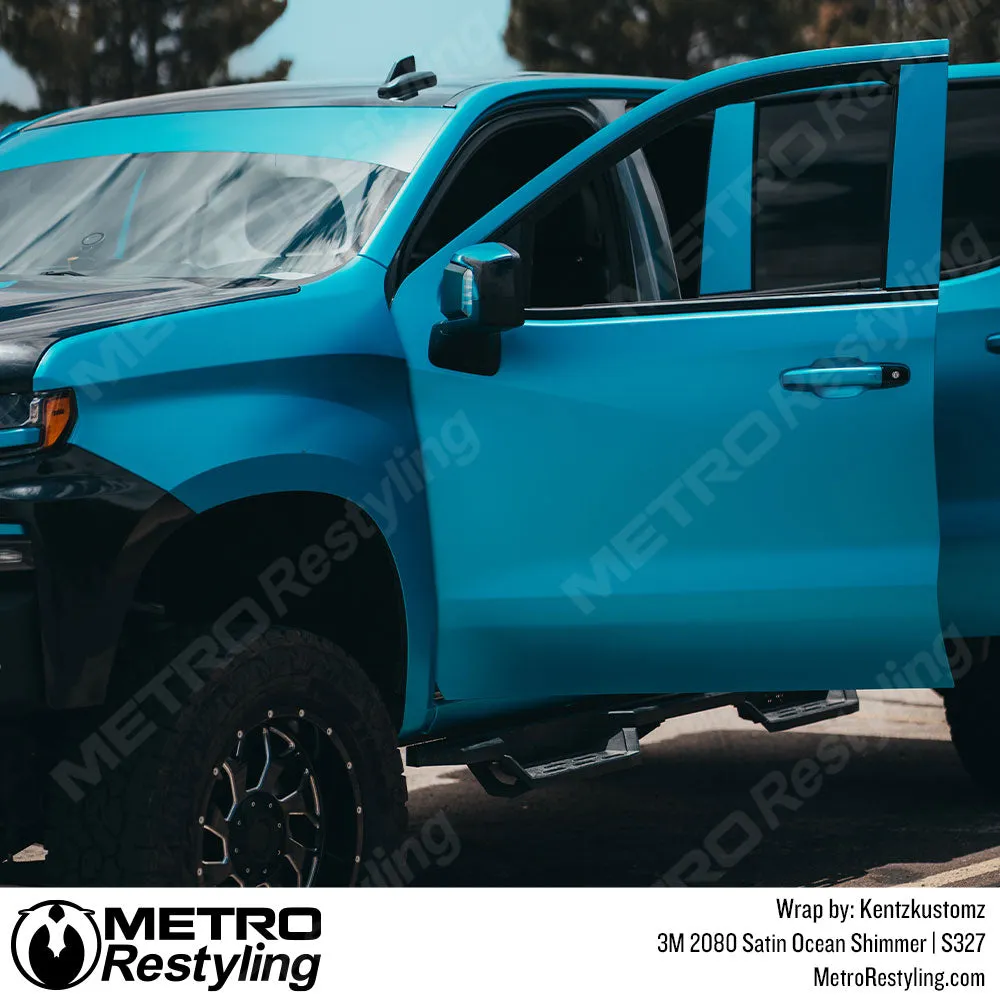 3M 2080 Satin Ocean Shimmer Vinyl Wrap | S327