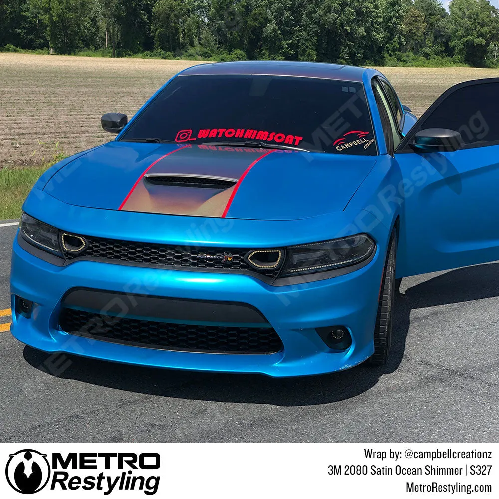3M 2080 Satin Ocean Shimmer Vinyl Wrap | S327