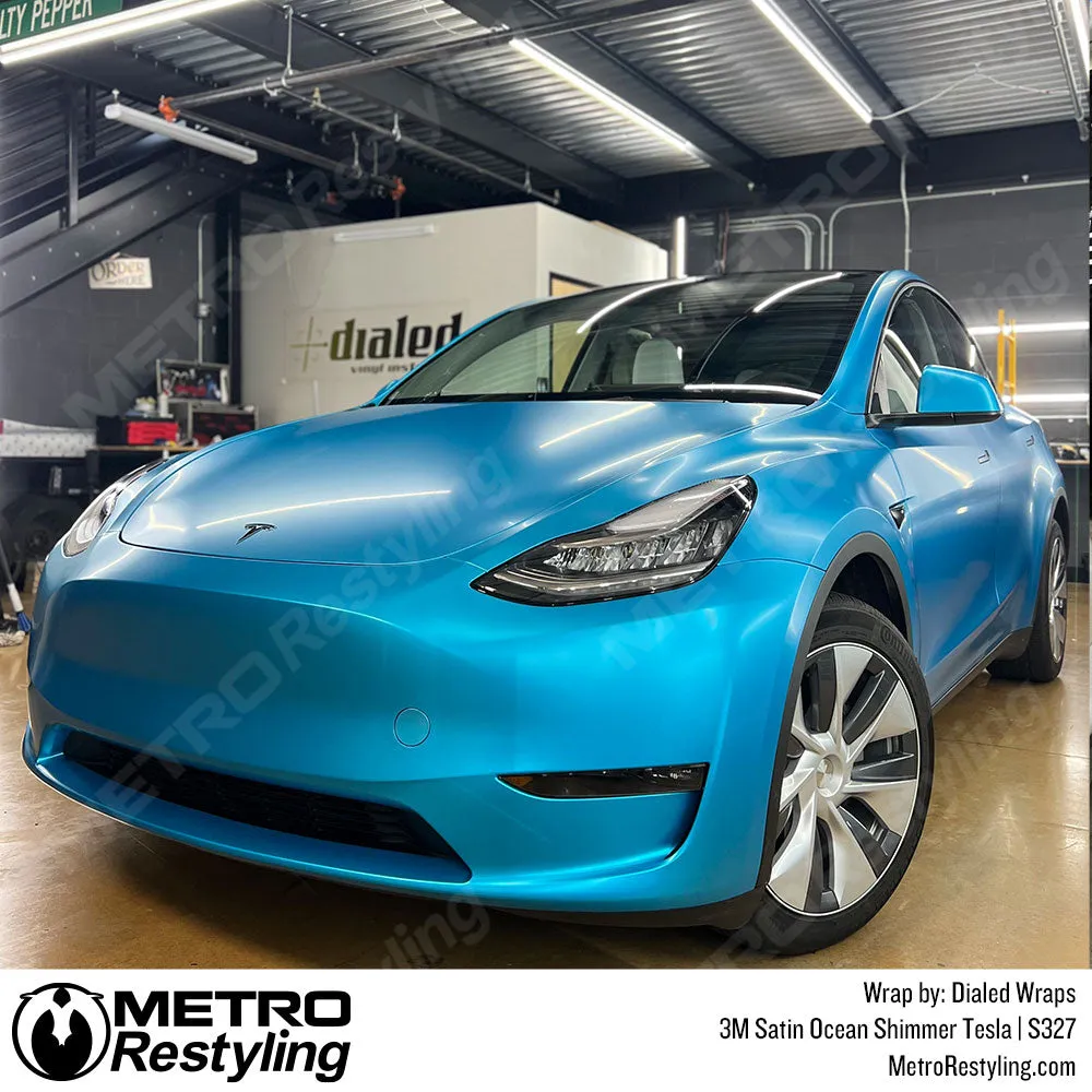 3M 2080 Satin Ocean Shimmer Vinyl Wrap | S327