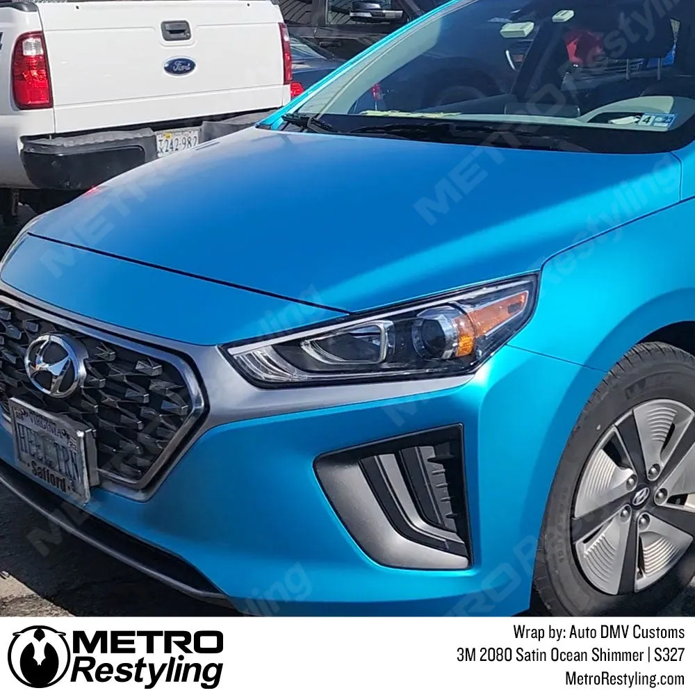 3M 2080 Satin Ocean Shimmer Vinyl Wrap | S327