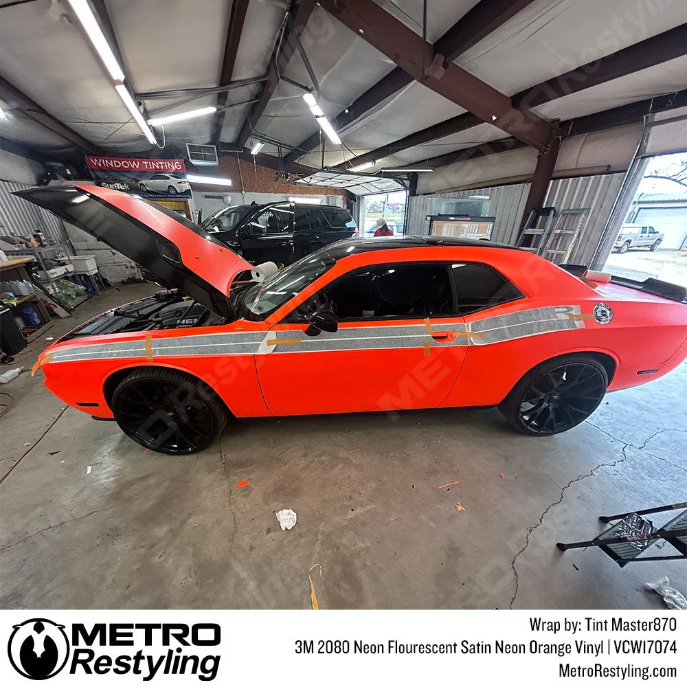 3M Neon Fluorescent Wrap Film | Satin Neon Orange | VCW17074