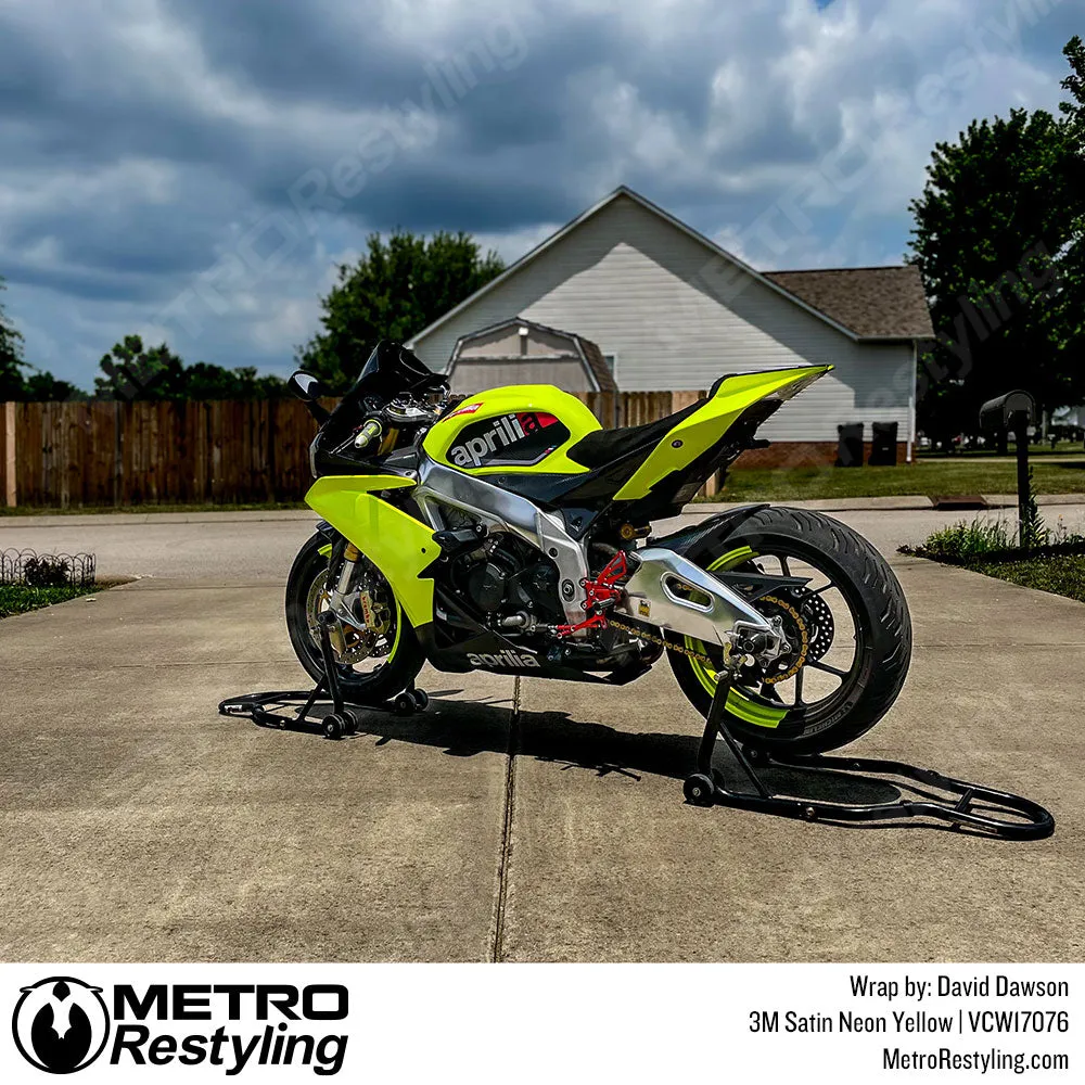 3M Neon Fluorescent Wrap Film | Satin Neon Yellow | VCW17076