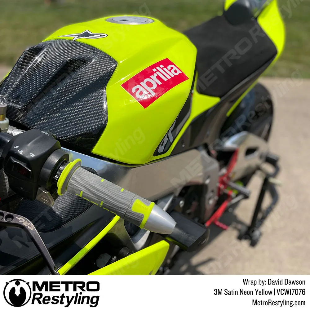 3M Neon Fluorescent Wrap Film | Satin Neon Yellow | VCW17076