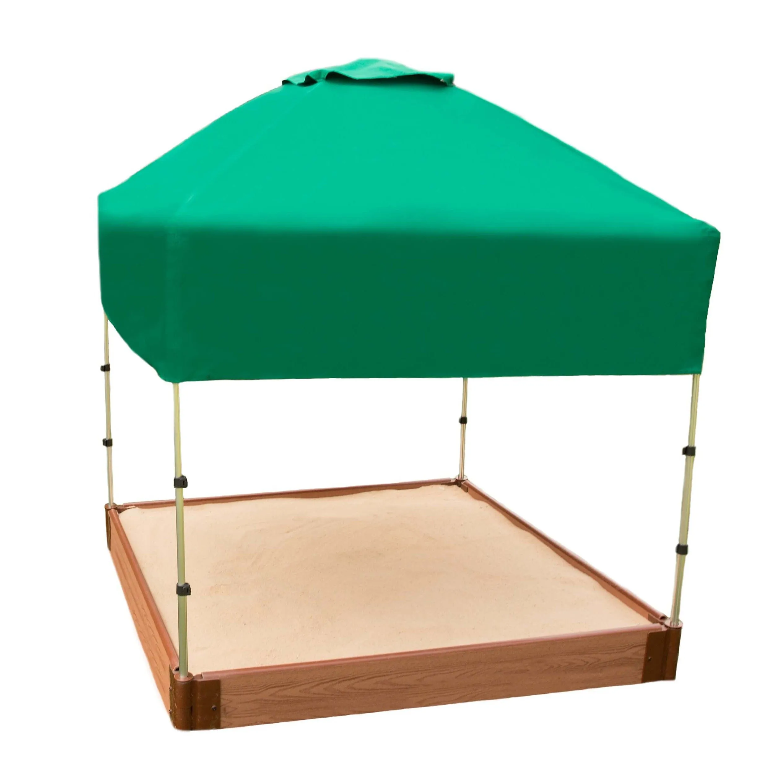 48" X 48"x 37" Telescoping Square Sandbox Canopy & Cover