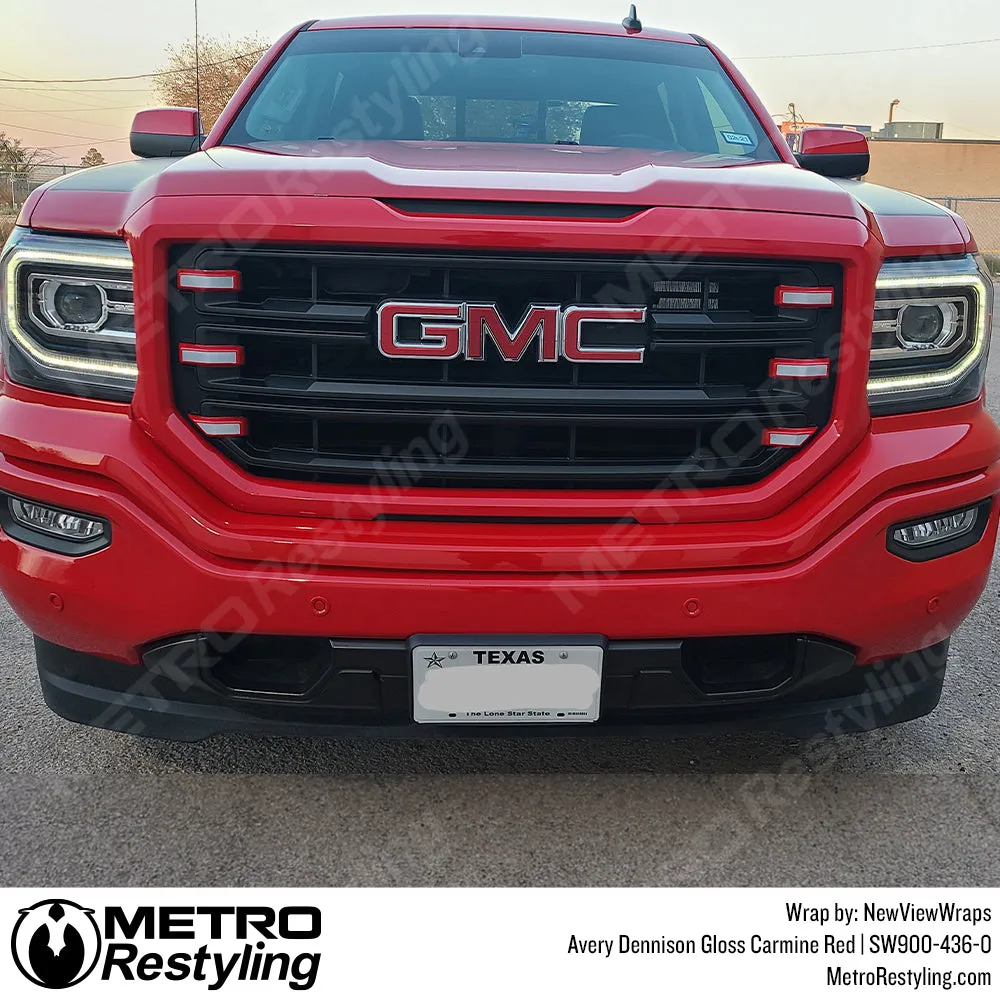 Avery Dennison SW900 Gloss Carmine Red Vinyl Wrap | SW900-436-O