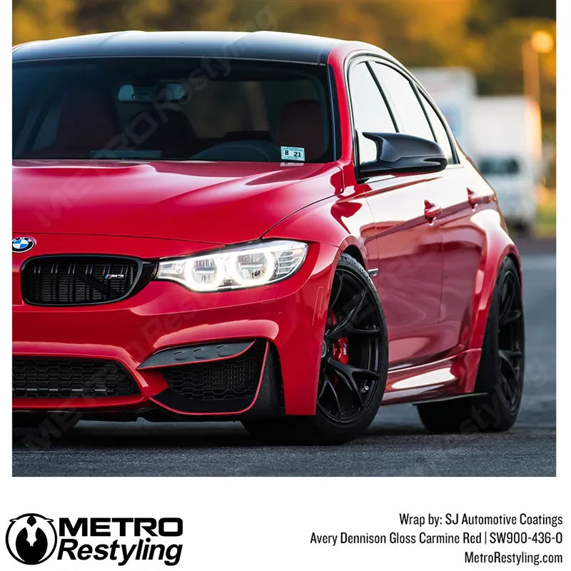 Avery Dennison SW900 Gloss Carmine Red Vinyl Wrap | SW900-436-O