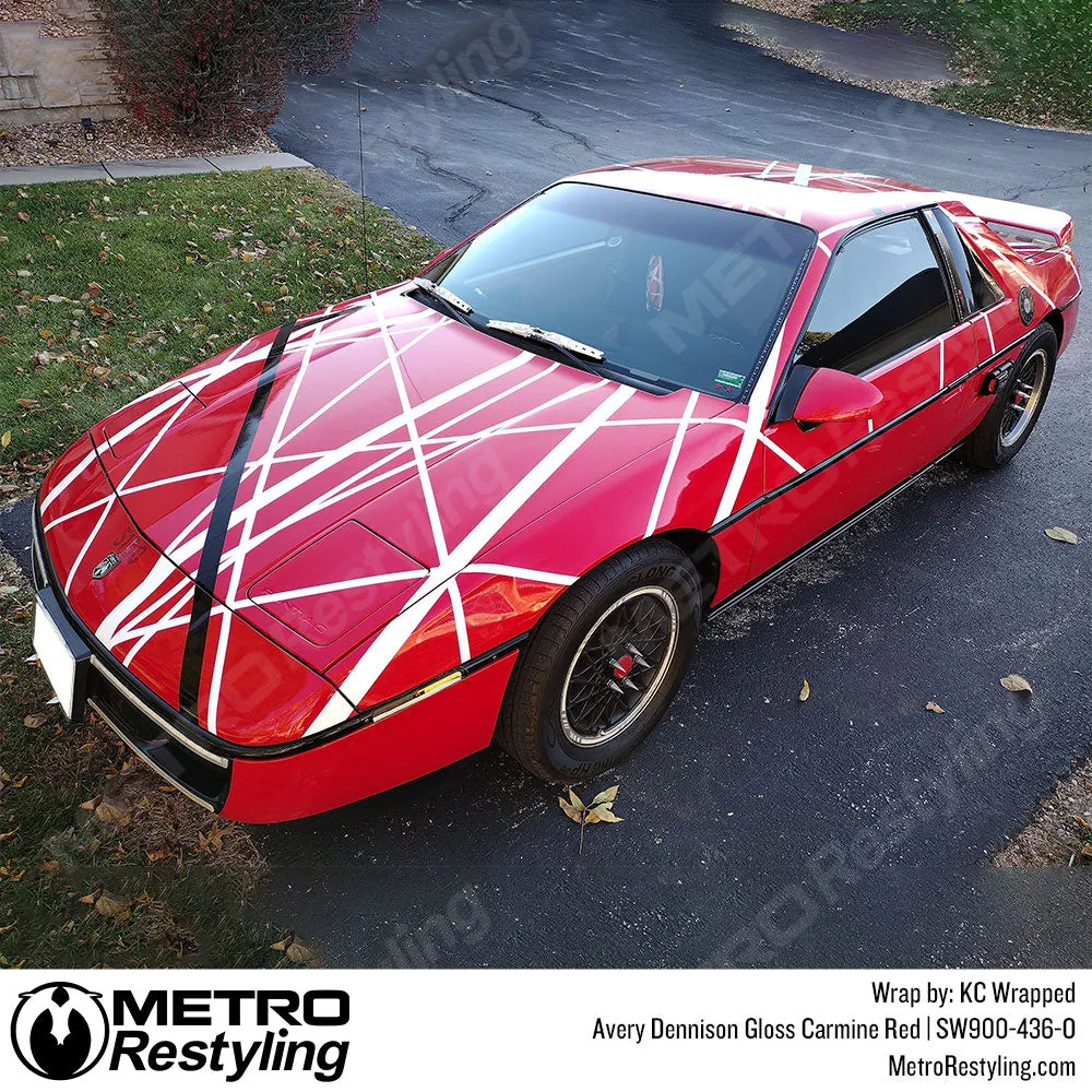 Avery Dennison SW900 Gloss Carmine Red Vinyl Wrap | SW900-436-O