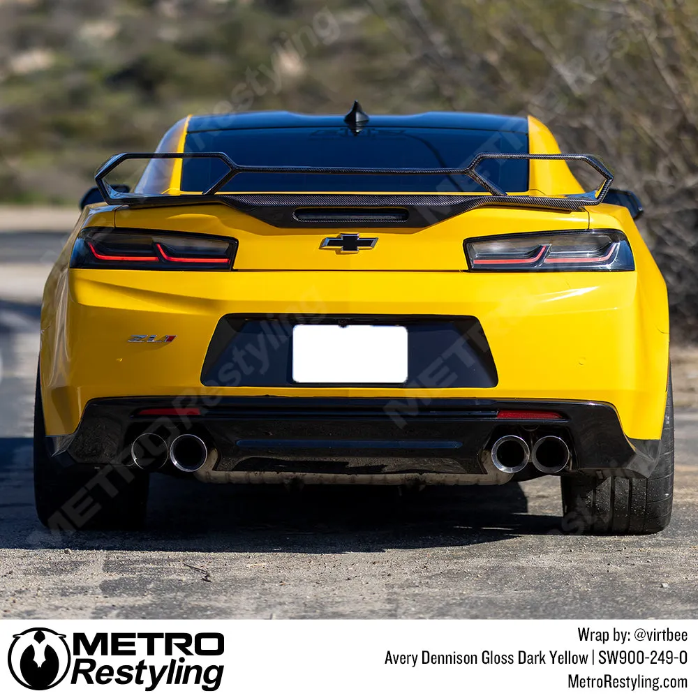 Avery Dennison SW900 Gloss Dark Yellow Vinyl Wrap | SW900-249-O
