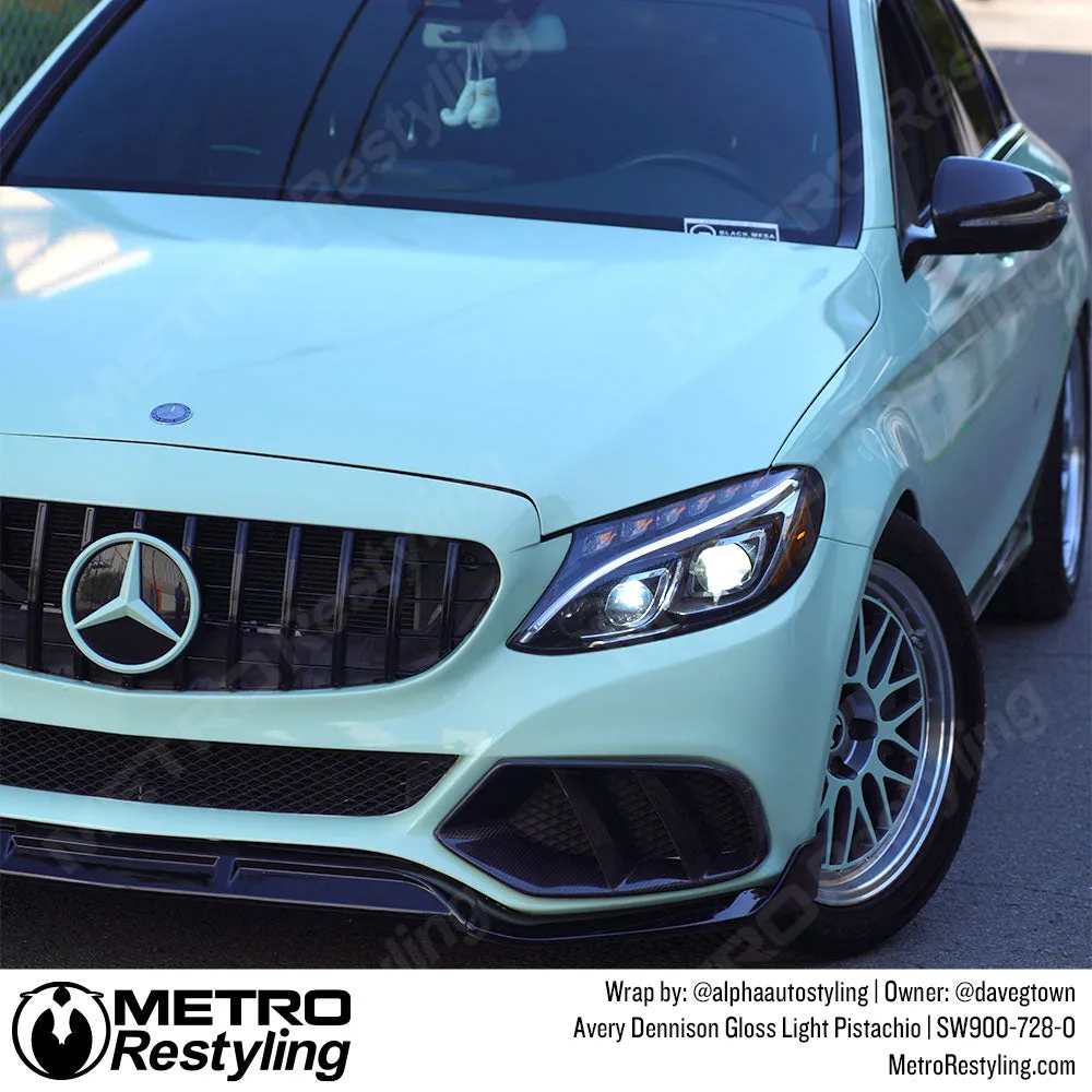 Avery Dennison SW900 Gloss Light Pistachio Vinyl Wrap | SW900-728-O