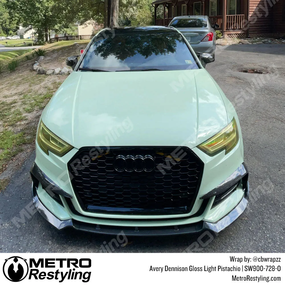 Avery Dennison SW900 Gloss Light Pistachio Vinyl Wrap | SW900-728-O