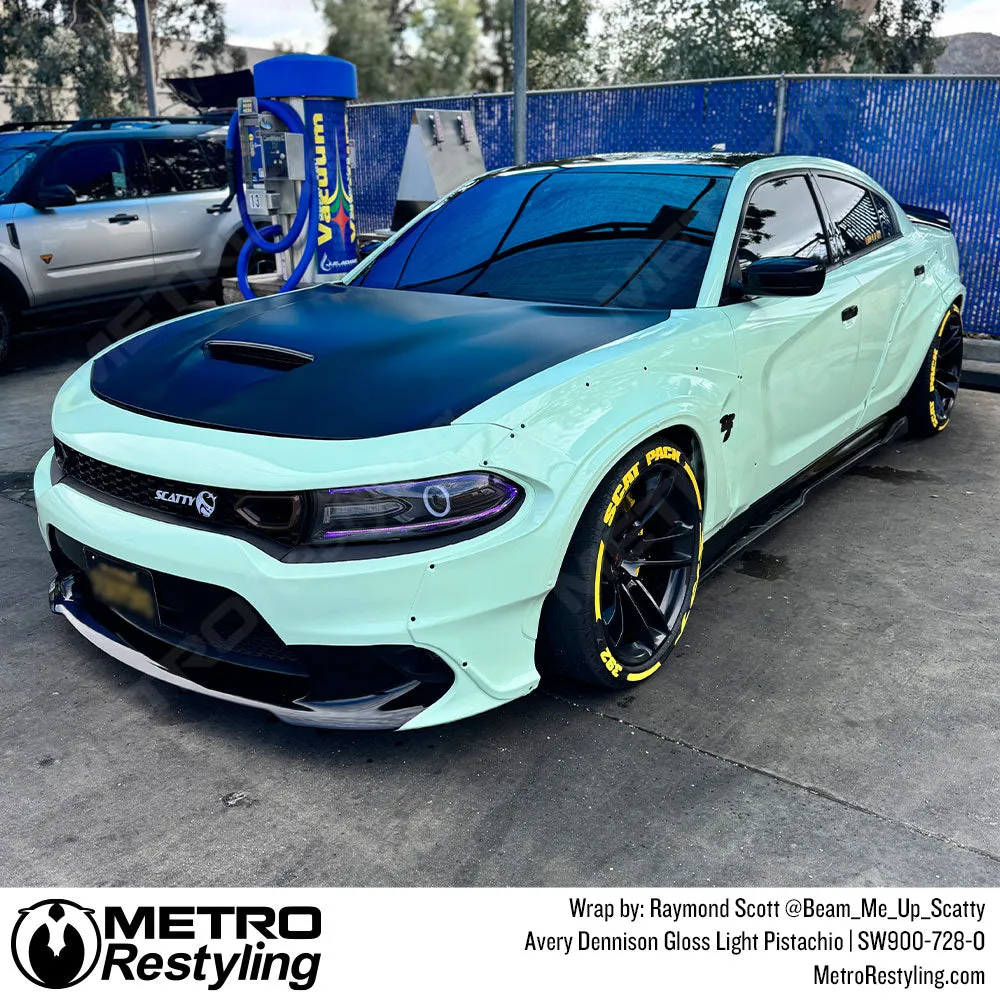 Avery Dennison SW900 Gloss Light Pistachio Vinyl Wrap | SW900-728-O