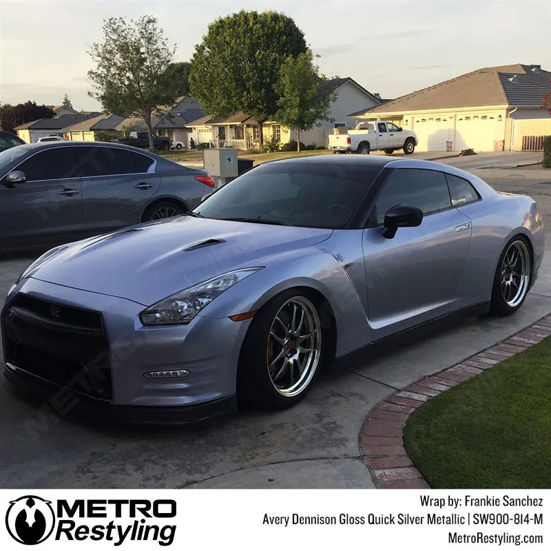 Avery Dennison SW900 Gloss Quicksilver Metallic Vinyl Wrap | SW900-816-M