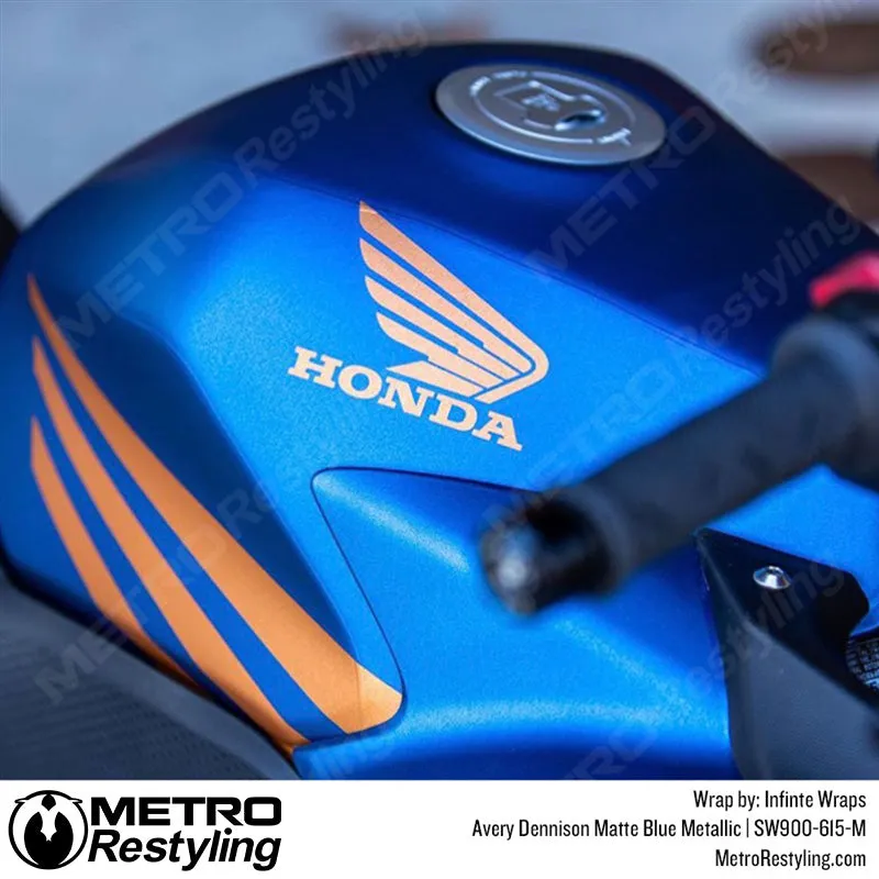 Avery Dennison SW900 Matte Blue Metallic Vinyl Wrap | SW900-615-M