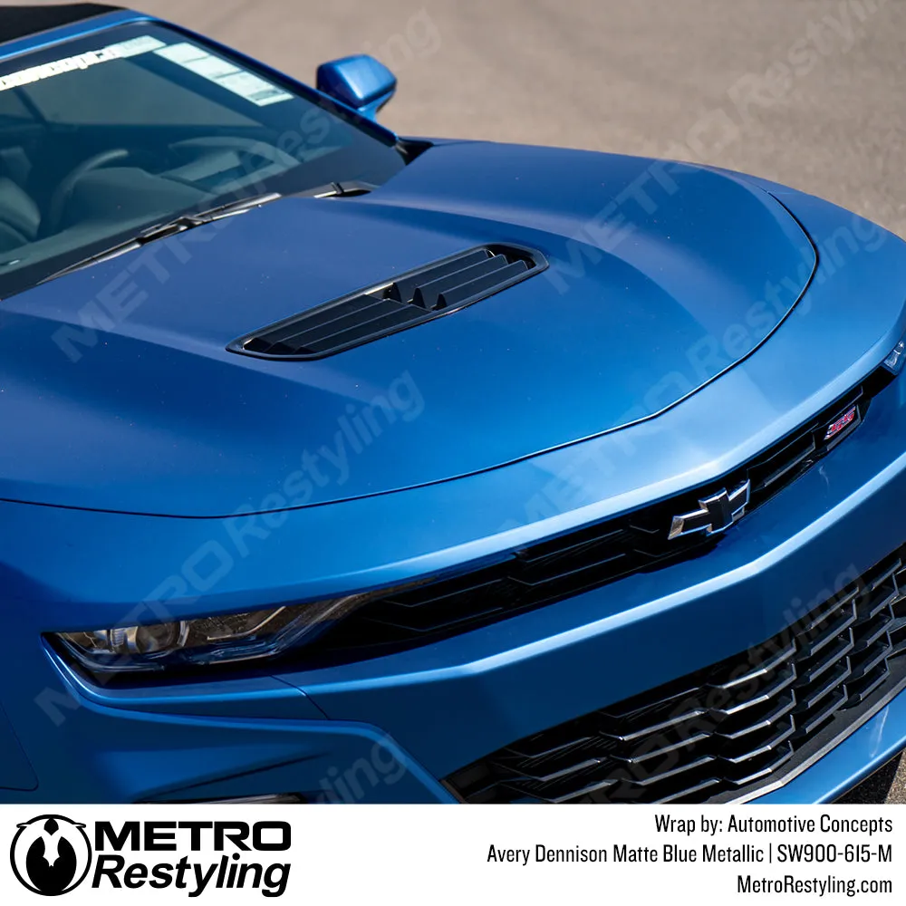 Avery Dennison SW900 Matte Blue Metallic Vinyl Wrap | SW900-615-M