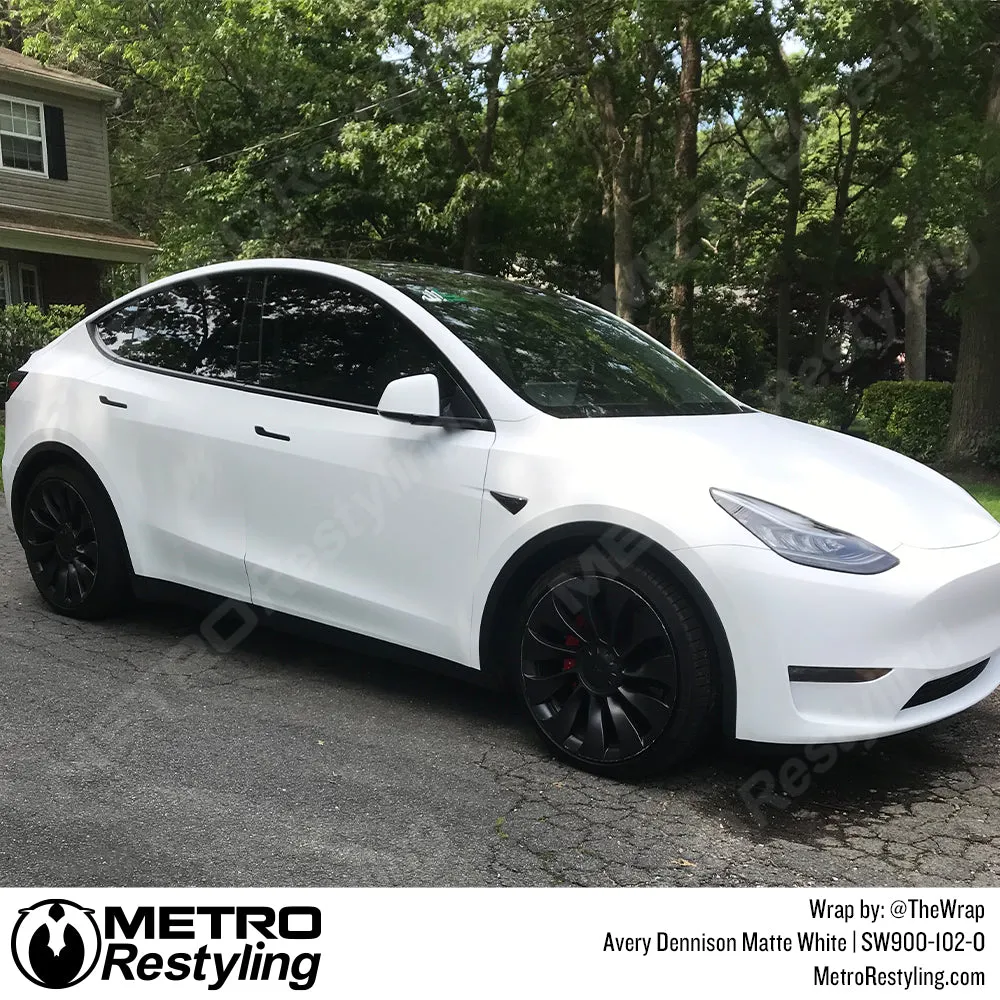 Avery Dennison SW900 Matte White Vinyl Wrap | SW900-102-O