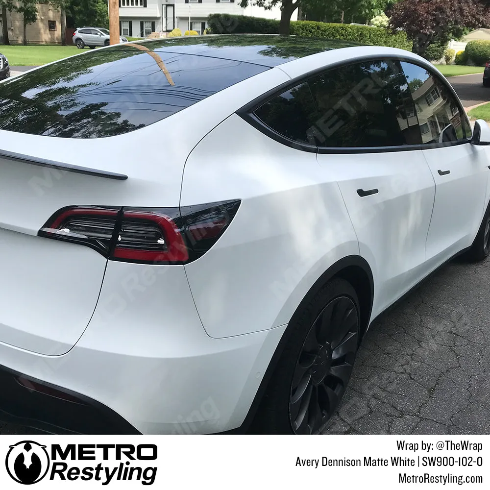 Avery Dennison SW900 Matte White Vinyl Wrap | SW900-102-O