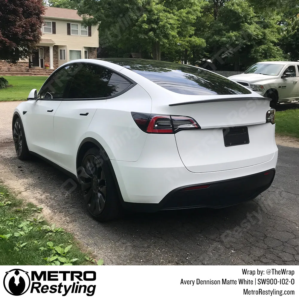 Avery Dennison SW900 Matte White Vinyl Wrap | SW900-102-O