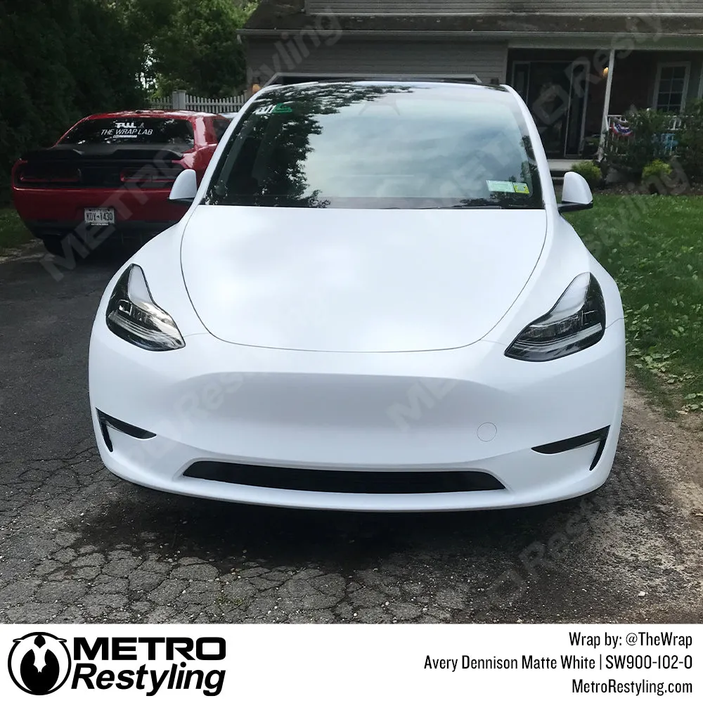 Avery Dennison SW900 Matte White Vinyl Wrap | SW900-102-O