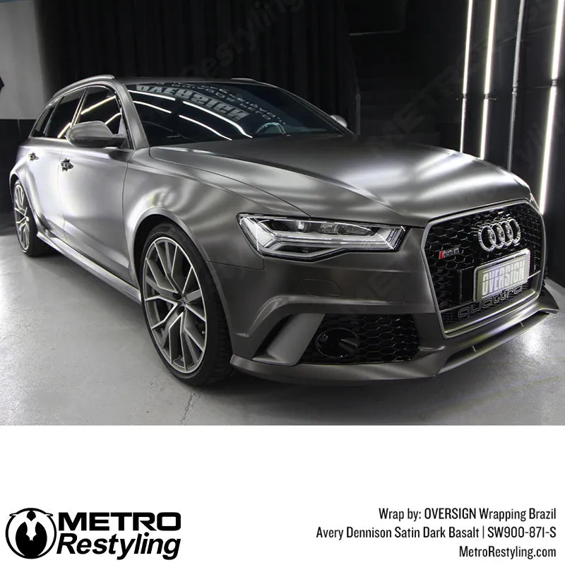 Avery Dennison SW900 Satin Dark Basalt Vinyl Wrap | SW900-871-S