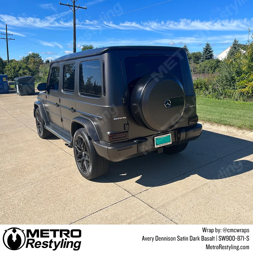Avery Dennison SW900 Satin Dark Basalt Vinyl Wrap | SW900-871-S