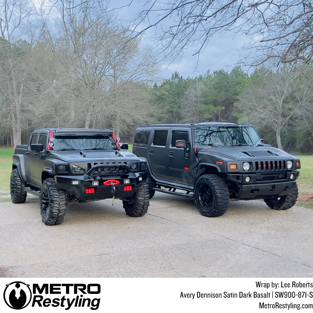 Avery Dennison SW900 Satin Dark Basalt Vinyl Wrap | SW900-871-S