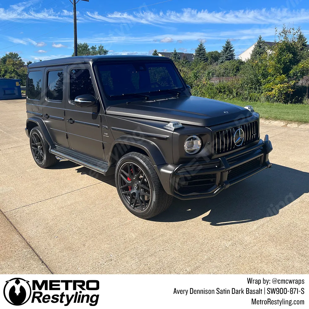 Avery Dennison SW900 Satin Dark Basalt Vinyl Wrap | SW900-871-S