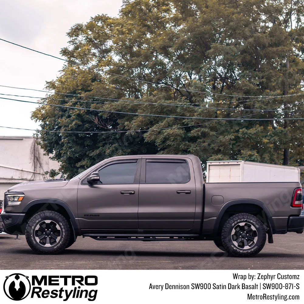 Avery Dennison SW900 Satin Dark Basalt Vinyl Wrap | SW900-871-S