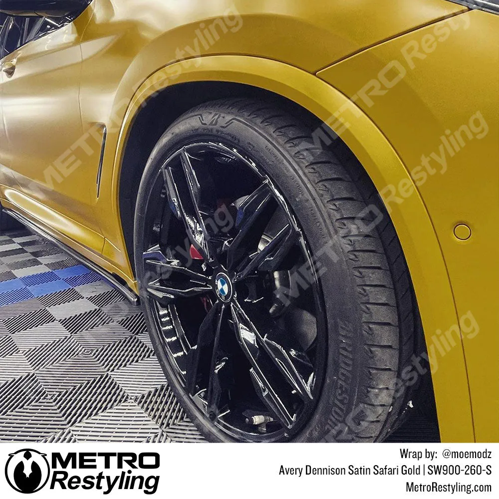 Avery Dennison SW900 Satin Safari Gold Vinyl Wrap | SW900-260-S