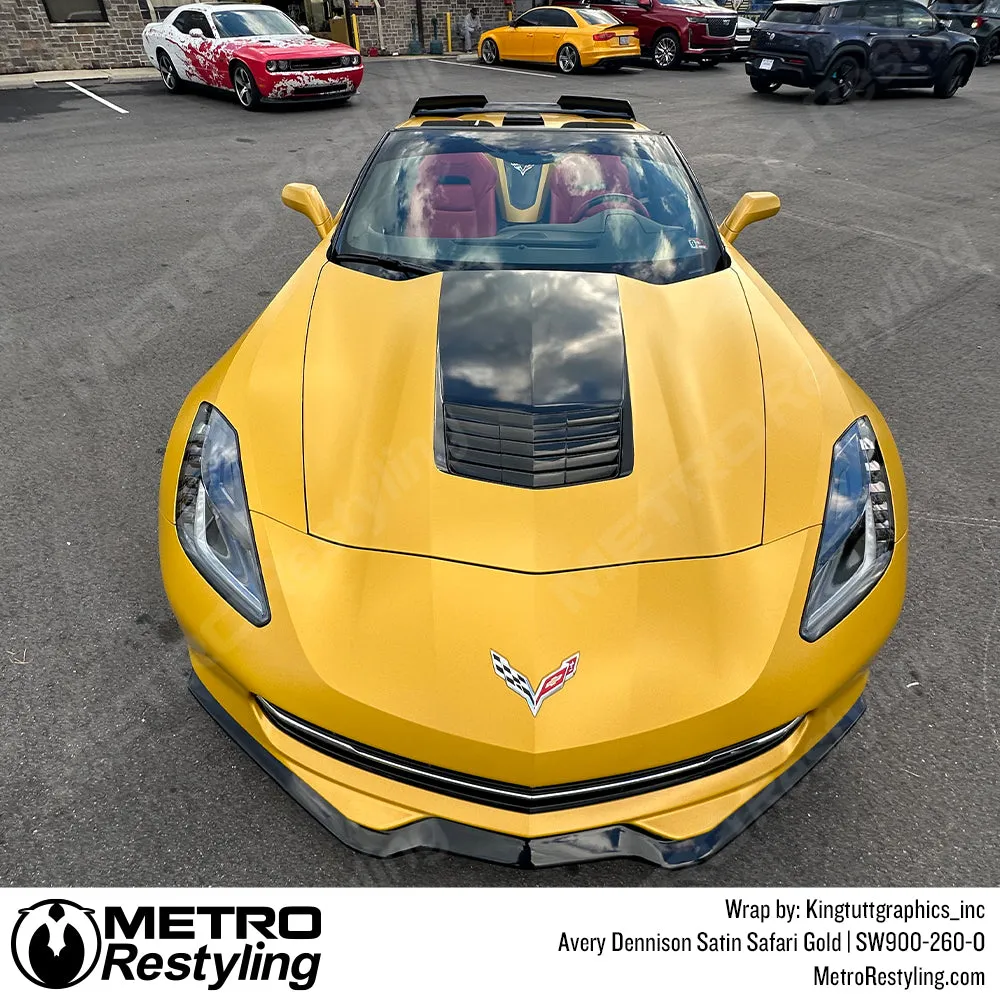 Avery Dennison SW900 Satin Safari Gold Vinyl Wrap | SW900-260-S