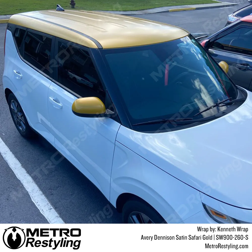 Avery Dennison SW900 Satin Safari Gold Vinyl Wrap | SW900-260-S